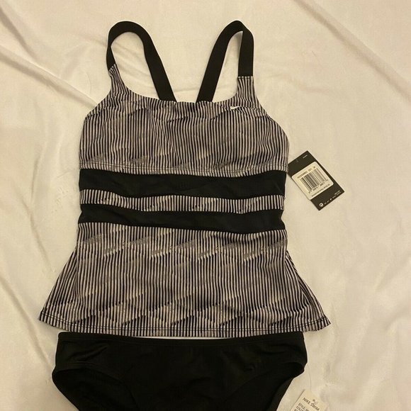NEW NIKE Swim Tankini 2 Piece Active Swimsuit - Picture 4 of 5